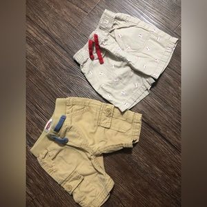 Boys Shorts - Khaki and Baseball Shorts